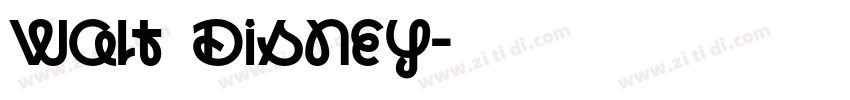 Walt Disney字体转换